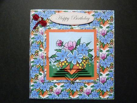 Bowl of Flowers Backing Paper by Lynn Butters