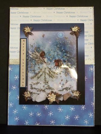 Christmas Fairy Stagger Card by Lynn Butters