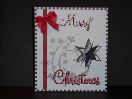 3D Star Black and Silver by Lynn Butters