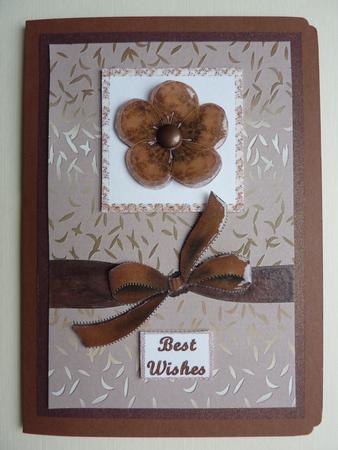Chocolate and Coffee Flower 2 by Lynn Butters