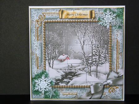 Winter Walk Snow 3D Paper Weaving Kit by Lynn Butters