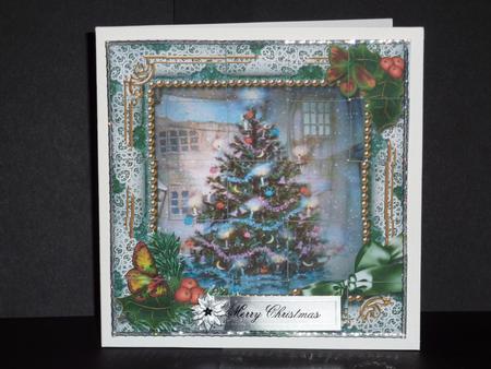 How Tree Looks Holly 5inch 3D Paper Weaving Sheet by Lynn Butters
