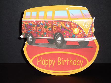 Love Bus Wobble Card by Lynn Butters