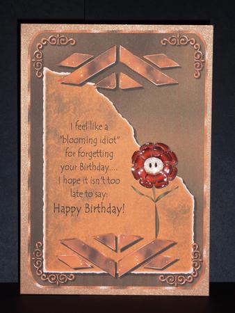 Blooming Idiot Belated Birthday 4 by Lynn Butters