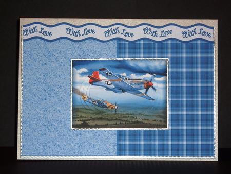 Vintage Plane Oval Pyramid by Lynn Butters