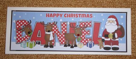 Santa and His Reindeers Daniel Large Dl by Lynn Butters