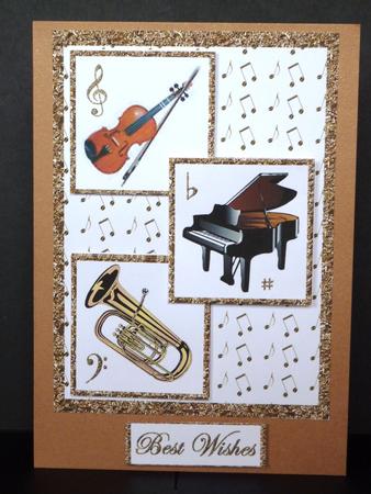 Classical Music (gold) by Lynn Butters
