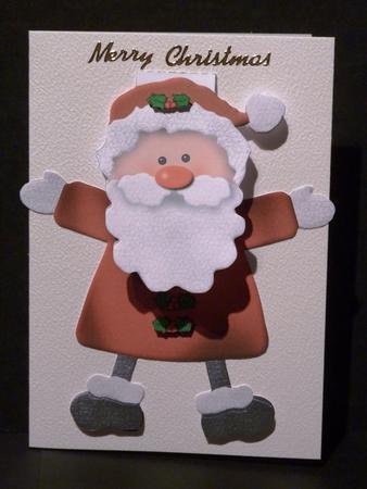 Santa Flip-up Card by Lynn Butters