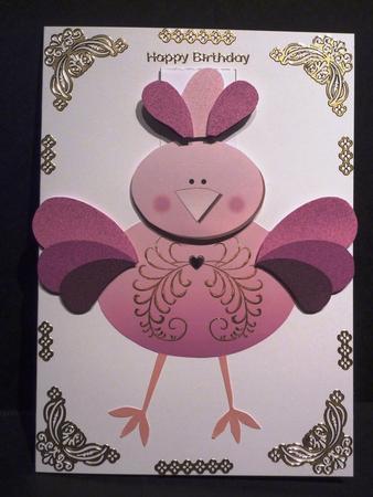 Chickie Flip-up Card 2 by Lynn Butters