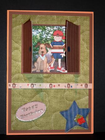 Open the Door! Down in the Woods Card by Lynn Butters
