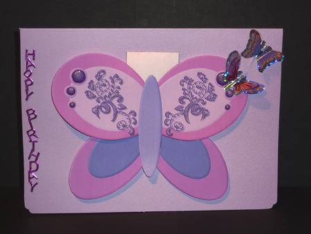 A Butterfly Flip-up Card by Lynn Butters