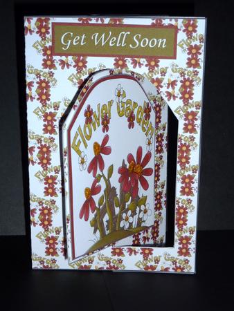 K Card Flower Garden Sheet 1 by Lynn Butters