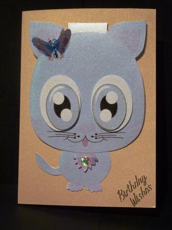 Cat Flip-up Card - Perkle by Lynn Butters