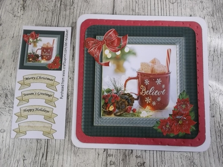 Christmas Cuppa - Believe by Crafty Lynn