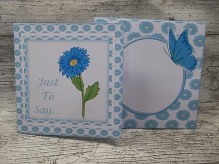 Teal Gerbera Daisy Notelet Set by Crafty Lynn