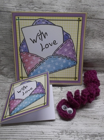 With Love - Quick Cut and Fold Card by Crafty Lynn