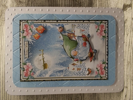 Christmas Gnomes Decoupage Topper 2 by Crafty Lynn