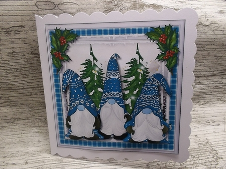 Beautiful Aqua Gnomes by Crafty Lynn