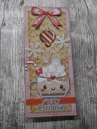 Hot Cocoa Candy bar envelope by Crafty Lynn