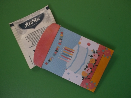Happy Birthday hot beverage packet by Crafty Lynn