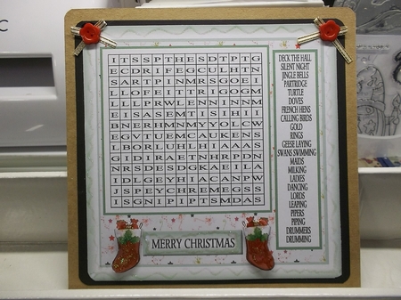 BUMPER CHRISTMAS WORD SEARCH, MINIKITS by Crafty Lynn