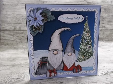 6x6 Christmas Gnomes by Crafty Lynn