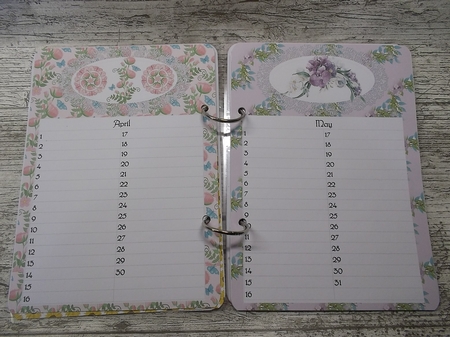 BIRTHDAY PLANNER - FLORAL DESIGNS by Crafty Lynn