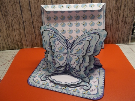 Butterfly easel OWLS by Crafty Lynn