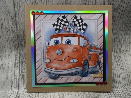 Jonnie The Fire Engine by Crafty Lynn