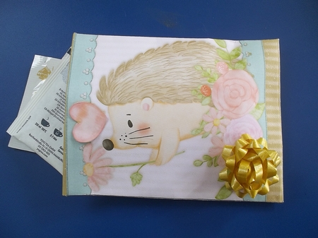2021-Hedge Hog Love Hot Beverage Packet by Crafty Lynn