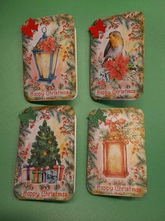 4 x A6 Cut and Fold Christmas Cards Minikit by Crafty Lynn
