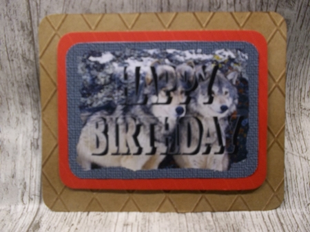 Wolves- See Through Letter Cards by Crafty Lynn