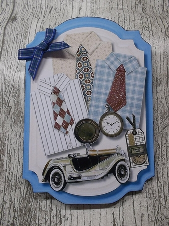 Print,cut, and Fold, Male Birthday or Father's Day. by Crafty Lynn