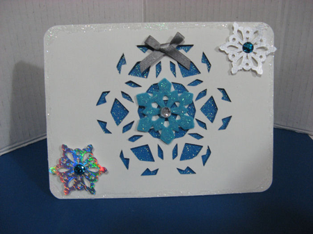 SNOWFLAKE CARD by Crafty Lynn