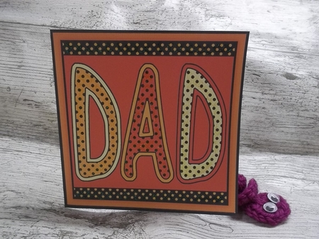 DAD Quick Cut and Fold Card  by Crafty Lynn