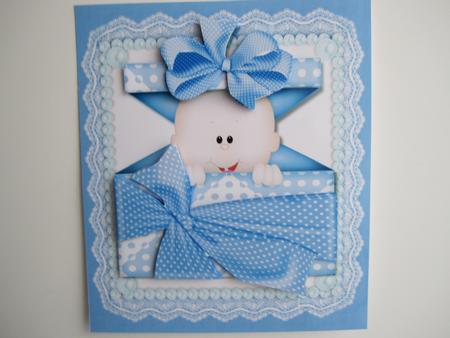 Baby Boy Topper with Decoupage Featured Gallery Photo