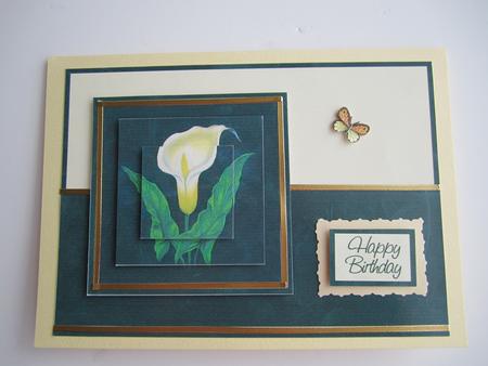 Lily Card Front by Lynn Keeton