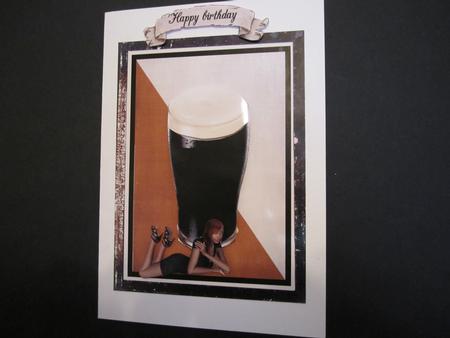 A Glass of Guiness and a Pinup Girl by Lynn Keeton
