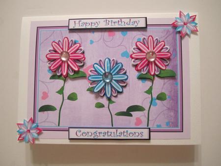 Flower Card Front by Lynn Keeton