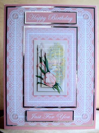 Tulip and Scene with Lace Pyramid by Lynn MacAlister