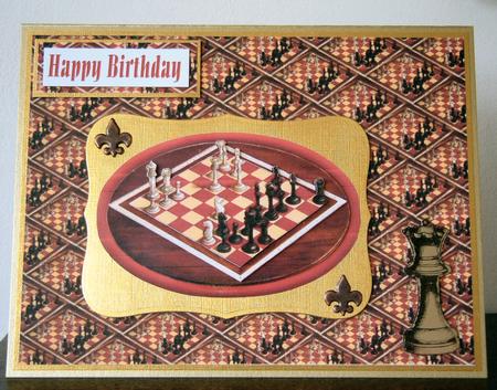 Chess Decoupage and Backing Featured Gallery Photo
