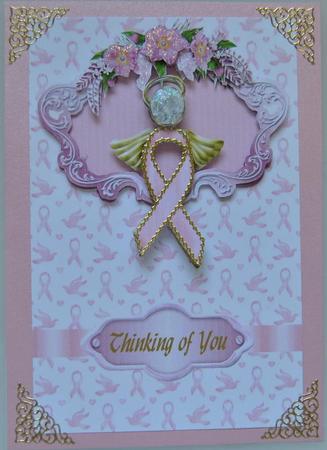 Pink Ribbon Breast Cancer Angel Qs by Lynn Mason