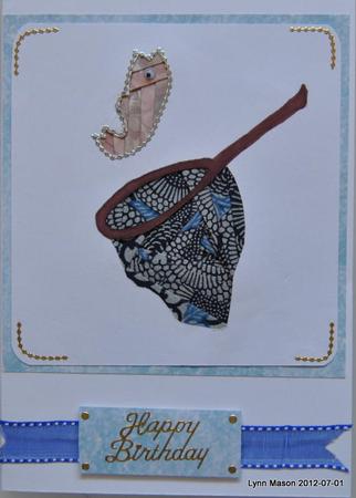Fishing Net Iris Folding by Lynn Mason