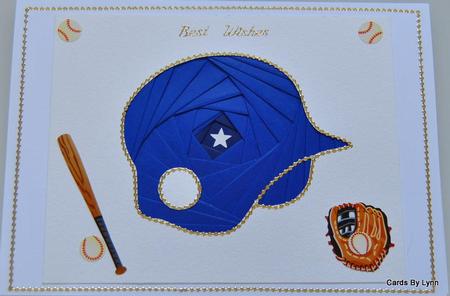 Baseball Helmet by Lynn Mason