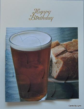 Beer and Bread Shell Edged Corner Stacker by Lynn Mason