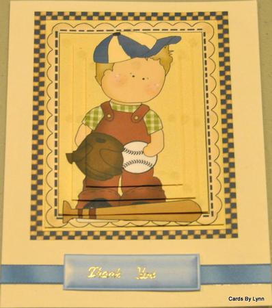 Little Baseball Player in a Frame, Pyramids by Lynn Mason