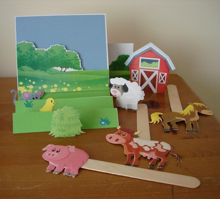 LITTLE FARM DECOUPAGE by Lynne Brown