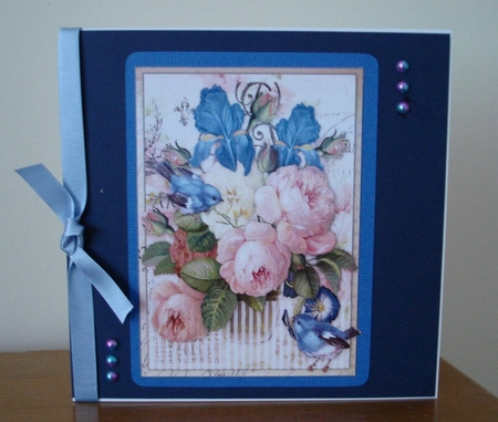 VINTAGE BLOSSOMS TOPPER 1 by Lynne Brown