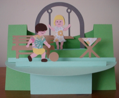 Playground Shelf Card by Lynne Brown