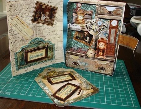 The Clockmaker - 3D Curiosity Book Box by Lynne Brown